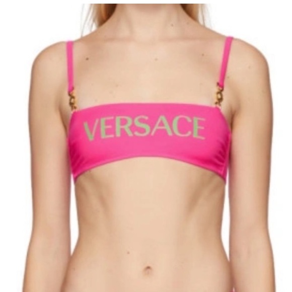 Versace Pink Bikini TOP - Picture 1 of 6